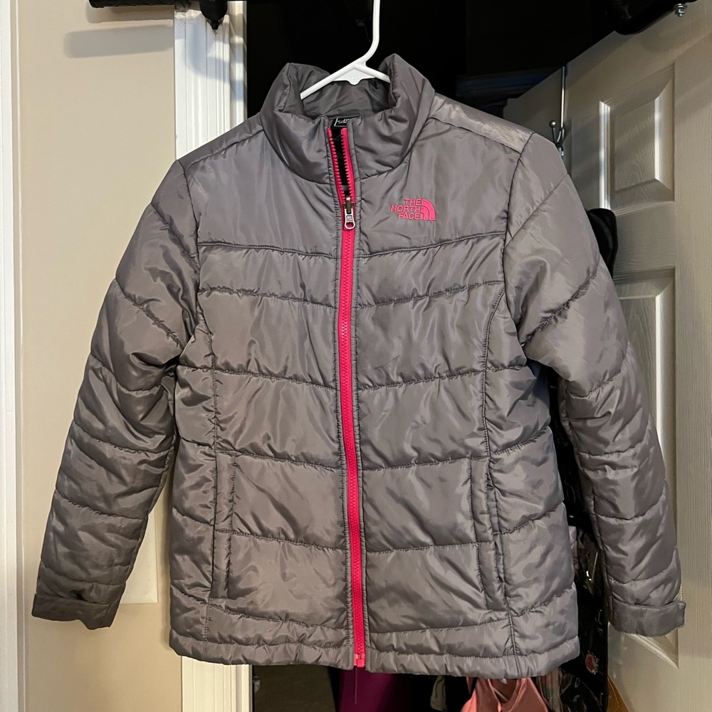 Girls North Face puffer jacket. Used but like new, girls size 14/16